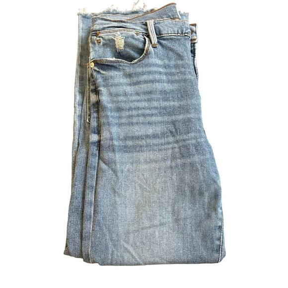 FRAME - ‘'Le High Straight” Raw Hem Jeans - style LHSTRA801 - size 30 - Picture 5 of 7